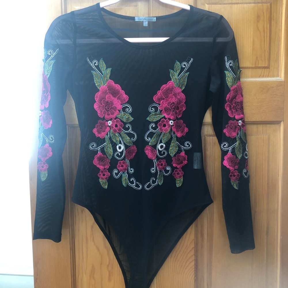 Charlotte Russe Mesh Bodysuit